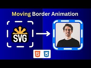 SVG Moving Border Animation in HTML and CSS