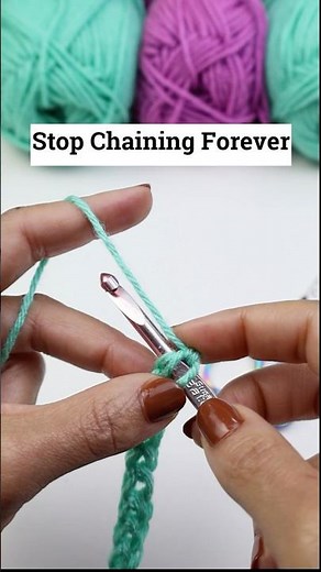 Never Chain Again | The Foundation Single Crochet Method #crochet