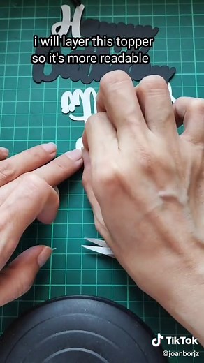 DIY Happy Birthday Cake Topper Tutorial