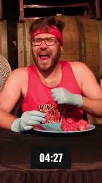 50 Carolina Reapers! Fastest World Record VS Spicy GOAT! #shorts #challenge #eating #trend
