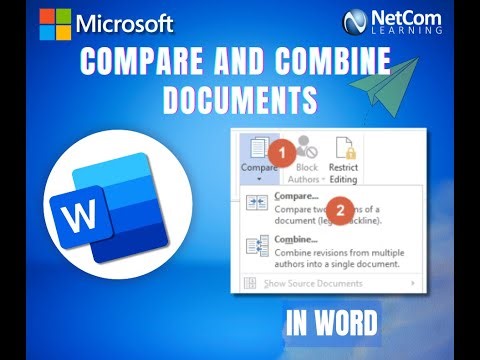 Analyzing Differences in Your Document via Microsoft Word Compare Feature