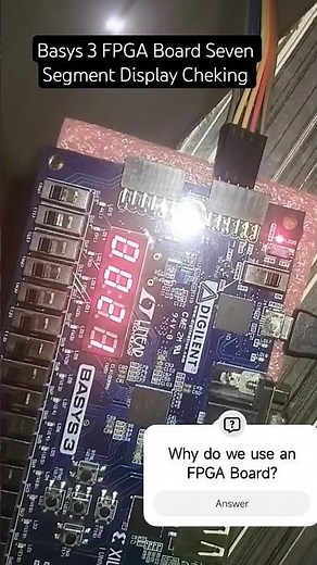 FPGA Board Test: Is the Basys 3 Working? #Basys3 #vlsi