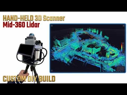 DIY Handheld 3D LiDAR Scanner & Real Time SLAM (Mid 360)