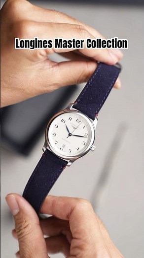 Longines Master Collection with JU Suede Goat Leather Strap#longines