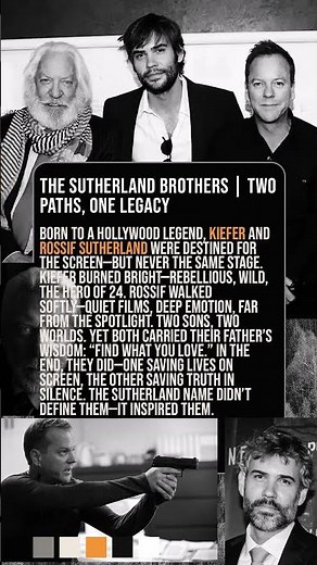 The Sutherland Brothers | Two Paths, One Legacy