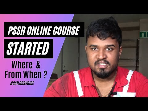 PSSR Online Course Started | STCW Online Courses