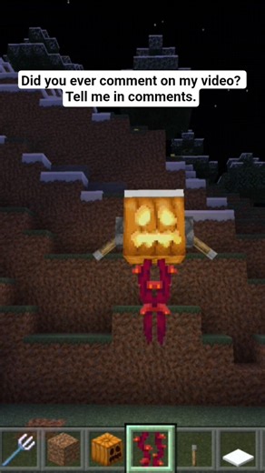 Pumpkin mob gone wrong. #minecraft