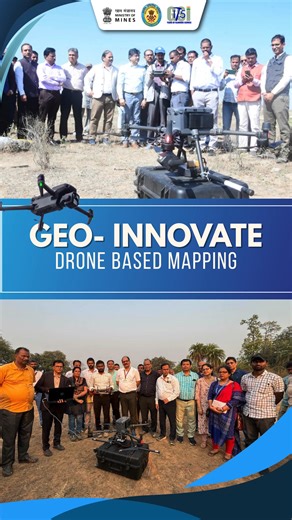 GSI’s cutting-edge initiative harnesses drone-based technology equipped with advanced magnetometers to capture high-resolution magnetic data, delivering sharper insights into subsurface geology. This technology-driven approach enables precise and efficient data acquisition, facilitates the assessment of deep-seated mineral potential, and enhances mineral exploration with greater speed, accuracy, and seamless digital integration. #geologicalSurveyofIndia #MineralExploration #DroneSurvey #GSI #Cri