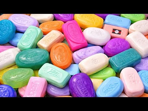 Colorful Soap Cutting Magic 🌈 Oddly Satisfying Moments