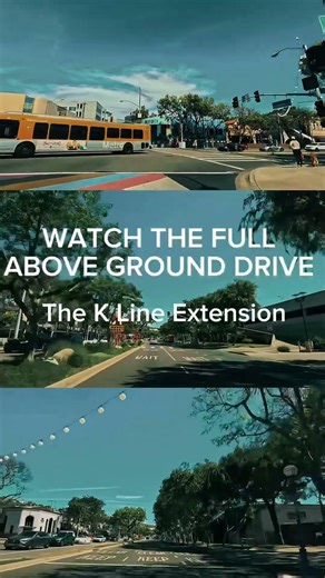 West Hollywood | K Line Extension from Crenshaw to Hollywood Bowl via WeHo #drivingtour #losangeles