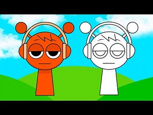 How To Draw Oren from Incredibox Sprunki | Easy Drawing Tutorial. I draw with my left hand