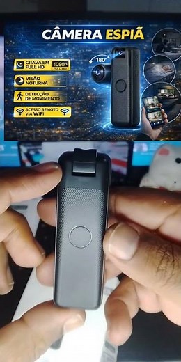 Veja Tudo Pelo Celular com Essa Câmera 📱 #viralCâmera Espiã Simples e Eficiente 📹 #seguranca #viral