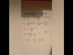 Relationship between Vp and Vg derivation