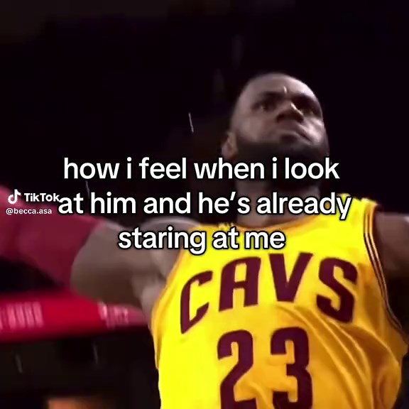 keep looking buddy 😝 #staring #fyp #lebron #dunk