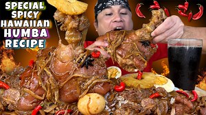 2.2K reactions · 41 shares | Indoor Cooking SPICY SPECIAL HAWAIIAN HUMBA MUKBANG + COOKING + RECIPE PINOY MUKBANG Philippines Mukbang Eating Show | Sino Si Richard | Facebook