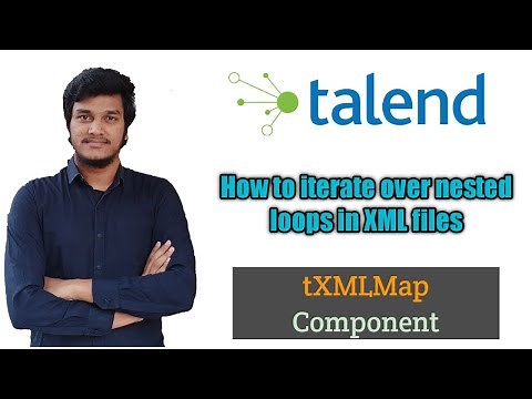 66.How to Iterate Data over Nested loops in XML Data using tXMLMap Component l tXMLMap Component