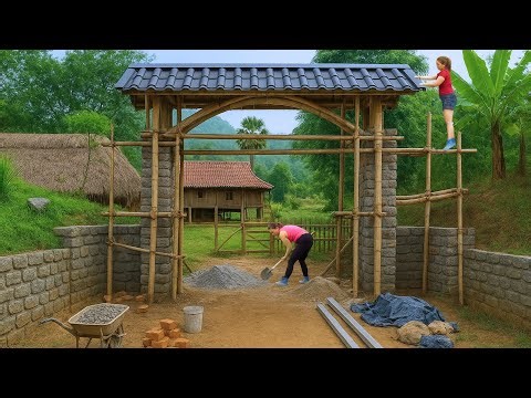 TIMELAPSE: Building a Strong Farm Gate to Prepare for the Rainy and Stormy Season