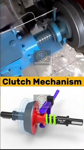 Clutch Mechanism – Mechanical Design#Engineering #Mechanical #HowItWorks #TechEducation #Mechanics