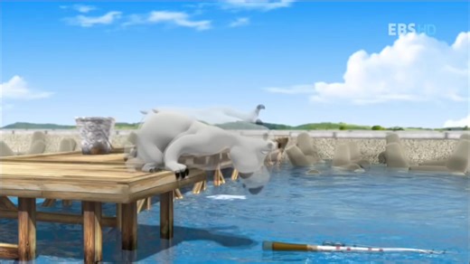 Bernard Bear Swimming | Funny Bear Videos