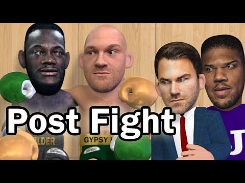 Tyson Fury locker room post fight footage