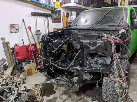Chevy Colorado junk yard LS swap part 1