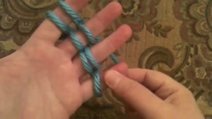 Step by step how to Finger Knit (Closed Captions CC)