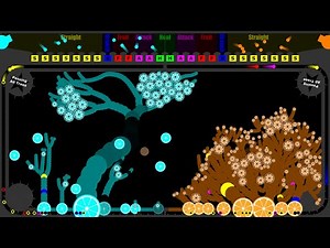 Growing Tree Battle 3 in Algodoo