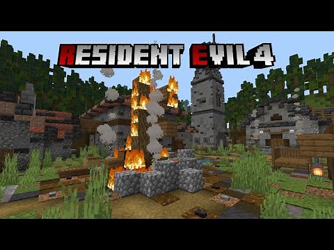 Resident Evil 4 [REMAKE] In Minecraft map Village square
