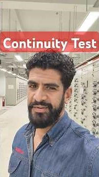 what is Electrical Continuity Test? #electrician #electrical #electricalengineering