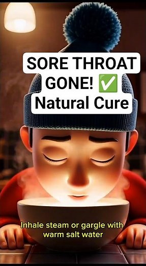 Sore Throat? This Simple Trick Works in 24 Hours! 😱 (Doctor Approved Home Remedies) #healthyhabits