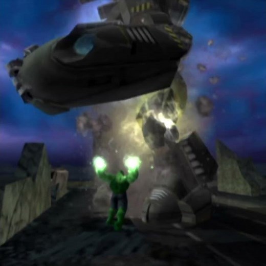 Incredible Hulk - Ultimate Destruction (2005) XBox Demo Movie