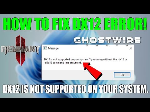 Dx12 is not supported on your system.Try running without the-dx12 or d3d12 command line argument