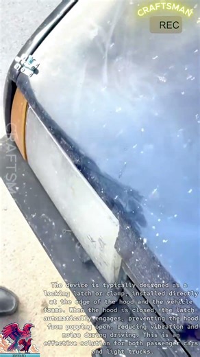 Car Hood Lock Securing Device #shorts #viral #tools #machine
