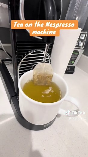 Making Tea with Your Nespresso Machine