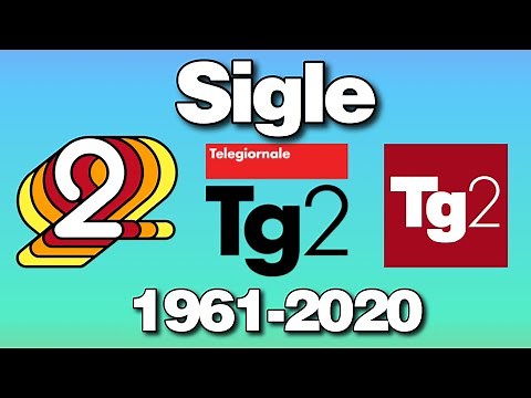 Sigle TG2 1961-2020