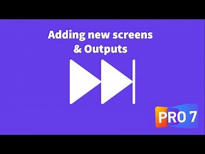 Adding a new screen & Output in Propresenter 7 in less then 2 minutes