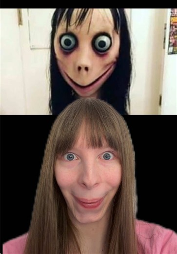 the real momo #momo #scary #fyp