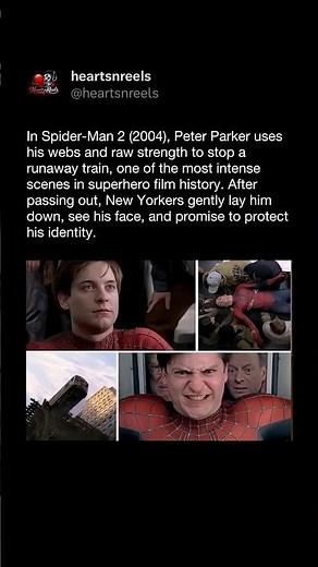 Spider-Man Stops a Train… Then Everyone Protects Him