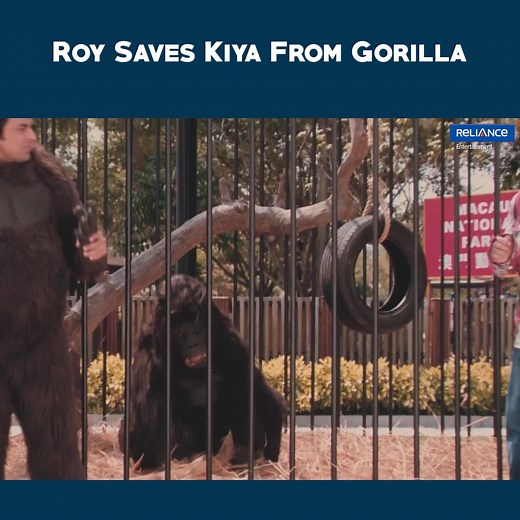 11M views · 230K reactions | Roy Saves Kiya From Gorilla | Double Dhamaal | Movie Scene After losing a huge sum to a police officer, four slackers find themselves unemployed and broke. They then come up on the police officer, who now apparently lives a wealthy lifestyle with his wife. They intrude in his life and blackmail him. #DoubleDhamaal | Reliance Entertainment | Facebook