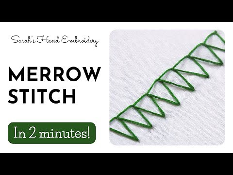 How to do Merrow Stitch