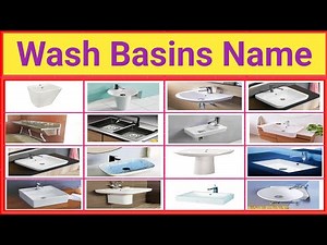 All types of Wash basin names | Wash basin types | Types of Wash basin used in bathroom