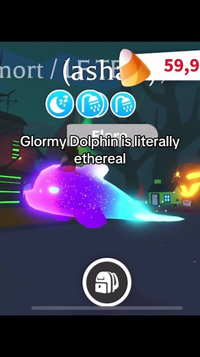 Discover the Ethereal Glormy Dolphin in Adopt Me