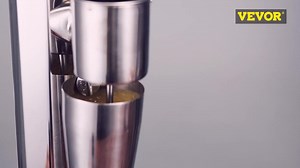 VEVOR 0.7 qt. Milkshake Maker Stainless Steel Electric Milkshake Maker Single Head Classic Milkshake Maker 2-Speed Adjustable DTNXJPTYS00000001V1