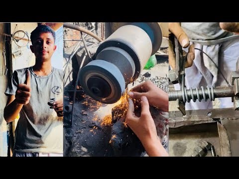 Masterpiece Coil Spring on Lathe | Precision Crafting Techniques for Perfect Springs