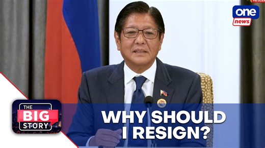 Marcos slams critics who want him to step down | The Big Story #TheBigStory | President Bongbong Marcos rejected calls for his resignation, saying he does not evade challenges and is committed to addressing national issues. | ONE News