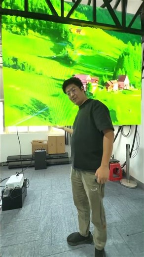 Drop-Down Magic! 😲 One-Button Motorized Rolling LED Screen Setup