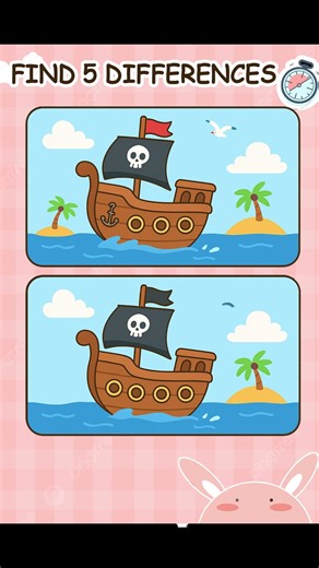 #short Test Your Eyes: 5 Differences Game | Find 5 Points #57