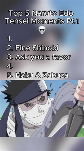 Top 5 Edo Tensei Jutsu Moments in Naruto