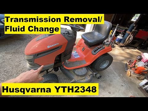 Husqvarna Lawn Mower Transmission Removal And Fluid Change