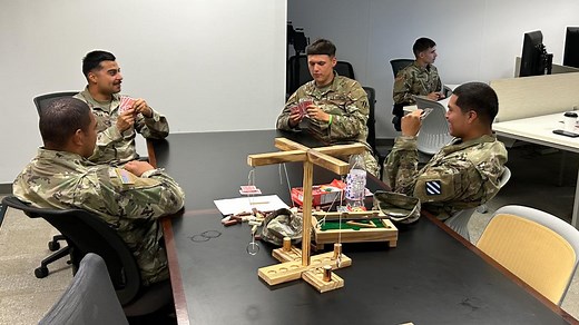 U.S. Army shows off living space for soldiers participating in Saturday's parade